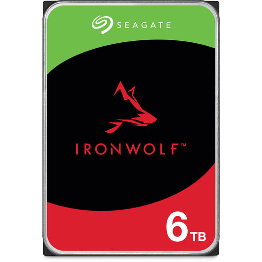 Seagate 6TB IronWolf 5400 rpm SATA III 3.5" Internal NAS HDD (CMR, OEM)