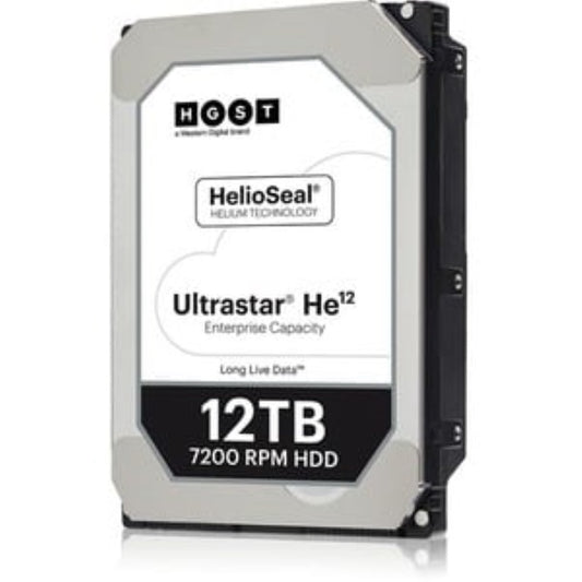 HGST Ultrastar He12 12 TB Hard Drive - 3.5" Internal - SATA (SATA/600) - 7200rpm (1EX0368)