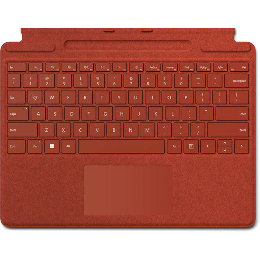 Microsoft Surface Pro Signature Keyboard Cover (Poppy Red) (8XA-00021)