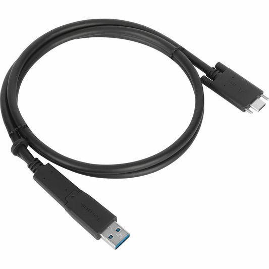 Watch This Item Targus 1M USB-C Male with Screw to USB-C Male Cable with USB-A Tether ACC1133GLX